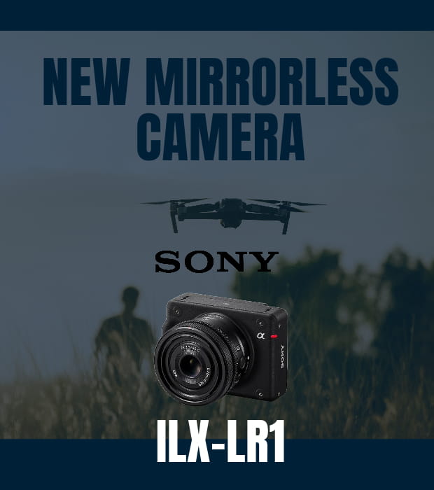 Sony mirrorless camera for drones