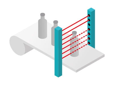 Duometric measurement light curtains