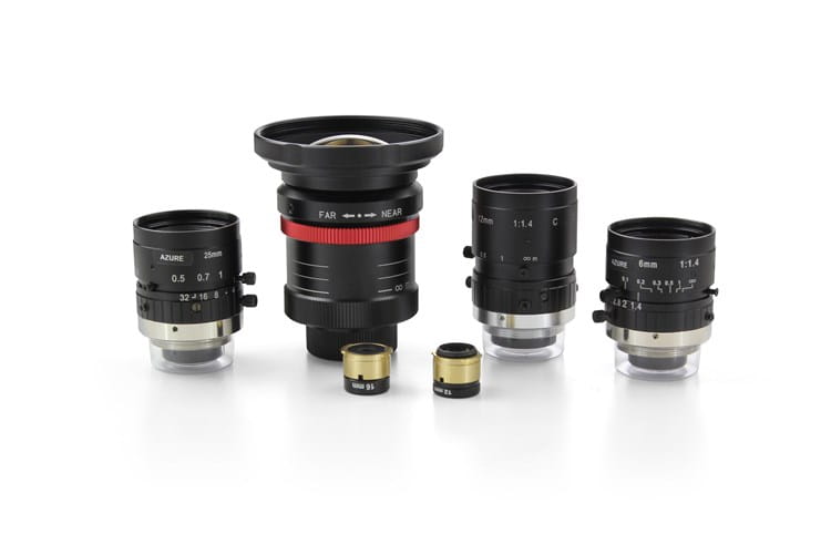 A range of lenses for machine vision cameras
