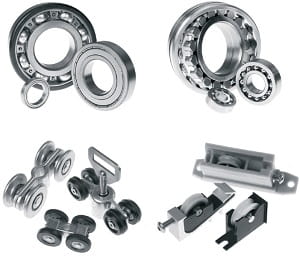 Range of iBec bearings in varying sizes