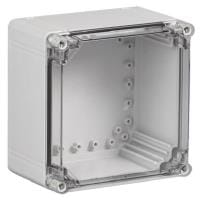Ensto cube enclousure, clear plastic lid