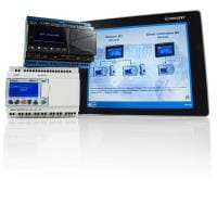 a range of 3 logic controllers and nano plc from crouzet