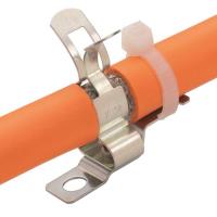 Cable Shield Clip from conta clip on a orange cable