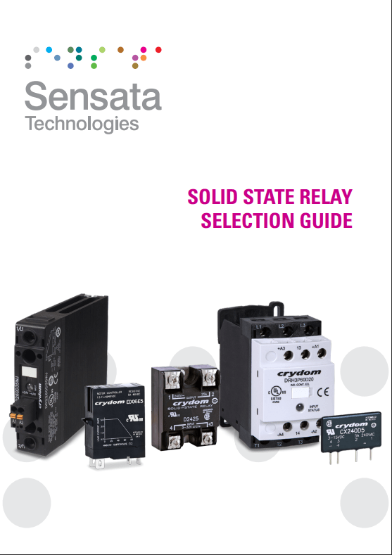 Sensata Crydom Catalogue Cover Image