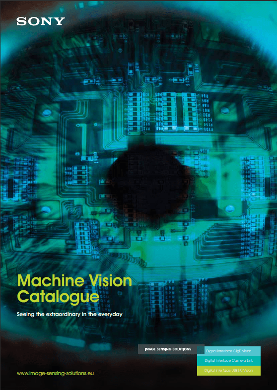 Sony Machie Vision Catalogue Cover Iamage