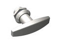Quarter-turn T-handle 18mm stainless steel