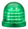 LED Multi-strobe, Ø75mm, Green, 230-240 V ac, TDF