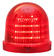 LED Steady/flashing, Ø75mm, Red, 230-240 V ac, TDC