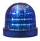 LED Multi-strobe beacon, Ø60mm, Blue, 230-240 V ac, UDF
