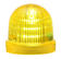 LED Steady/flashing beacon, Ø60mm, Yellow, 230-240 V ac, UDC