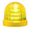 LED Steady/flashing beacon, Ø60mm, Yellow, 24 V ac/dc, UDC