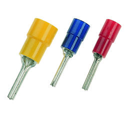 Insulated pin crimps