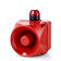 Multi-tone LED sounder, 132mm, Red, 230-240 V ac, ADM