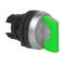 Selector Handle Illuminated 2 Pos Stable 90° Green