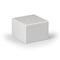 Enclosure Cubo D Polycarb Plain Grey Lid 120x122x86mm