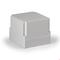 Enclosure Cubo S ABS Plain Grey Lid 175x175x150mm