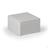 Enclosure Cubo S Polycarb Plain Grey Lid 125x125x75mm