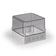 Enclosure Cubo S Polycarb Metric KO Clear Lid 175x175x150mm