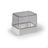 Enclosure Cubo S Polycarb Plain Clear Lid 125x175x150mm