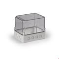 Enclosure Cubo S Polycarb Metric KO Clear Lid 125x175x150mm