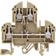 RKD 4/D2 Beige, 4mm² Double deck with diode, linked, multi-foot