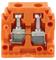 BKA 2.5/1 Orange, 2.5mm² Direct mountable compact 