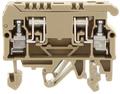 STK 2/K Beige, 4mm² Compact disconnect terminal, multi-foot