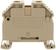 RK 16/35/N/Z/IS Beige, 16mm² feed through with pegs, TS35, Hex