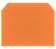AP SR Orange, End plate for SRK 2.5 Compact terminals