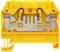 FRK 4/2A Yellow, 4mm² Push-in feed through
