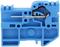 ZSTK 2.5/1A/1S-H/Z/B/15, Horizontal coupling plug with housing pegs, no foot, Blue, TS15