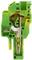 ZST 2.5/1A/Q, Male plug cross-connectable, Green/Yellow