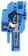 ZST 2.5/1A/Q/Z, Male plug cross-connectable with housing pegs, Blue
