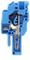 ZST 2.5/1A/Q/Z, Male plug cross-connectable with housing pegs, Blue