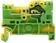 ZSTK 2.5/1A/1S-H/Z/35, Horizontal coupling plug with housing pegs, Green/Yellow