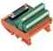 SD-B25LA, 25 way D-Sub interface module with LED's, Female, screw terminals, screw terminals 