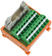 FBK 10CZ, 10 way Ribbon cable interface module, tension spring terminals