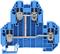 SRKD 10/SV Blue, 10mm² linked double deck terminal