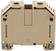 RK 35/35 N/Z/IS Beige, 35mm² feed through with pegs, TS35, Hex