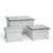 Hinge Non-metal Latch Mounting Flange Grey Lid 326x308x185mm