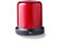 RDC LED Steady beacon, ø95mm, Red, 12 V dc 