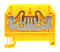 FRK 2.5/2A Yellow, 2.5mm² Push-in feed through