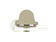 Hygienic door handle, Hand free attatchment for round and square handles, Beige