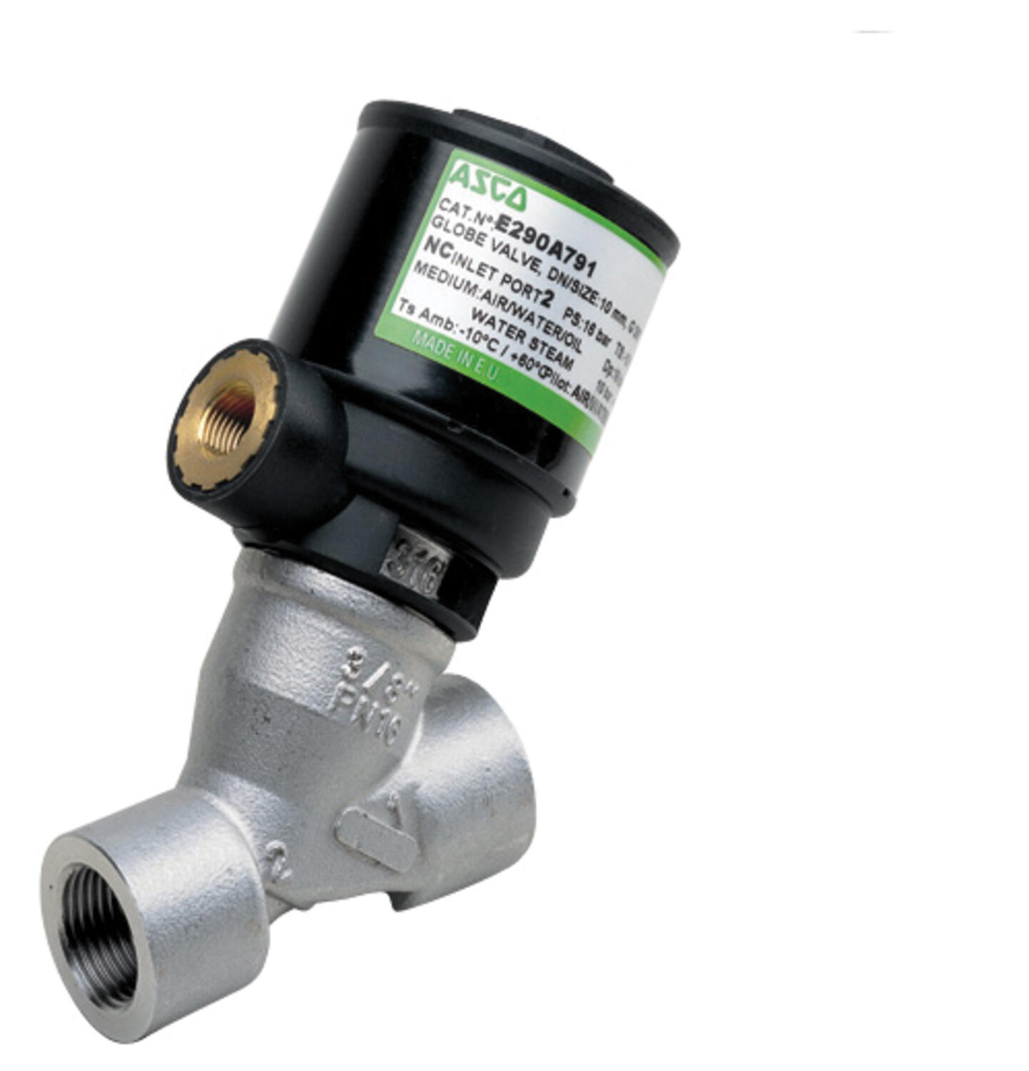 2/2 pilot operated valves air controlled 3/8"-3/4"