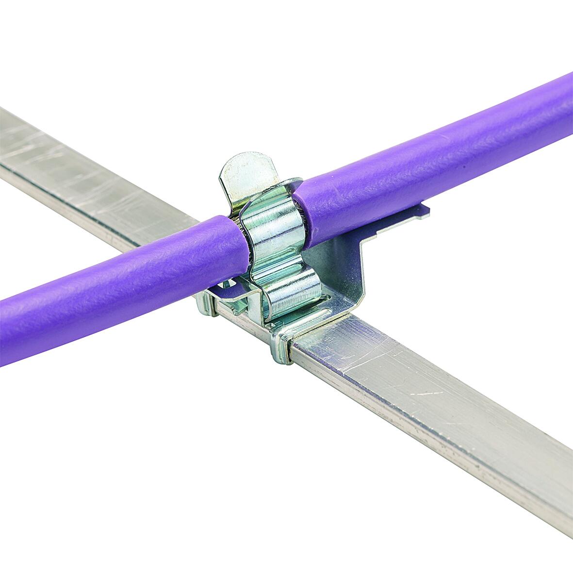 3. Press in the cable shield