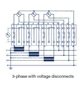 3-Phase with Voltage Disconnects