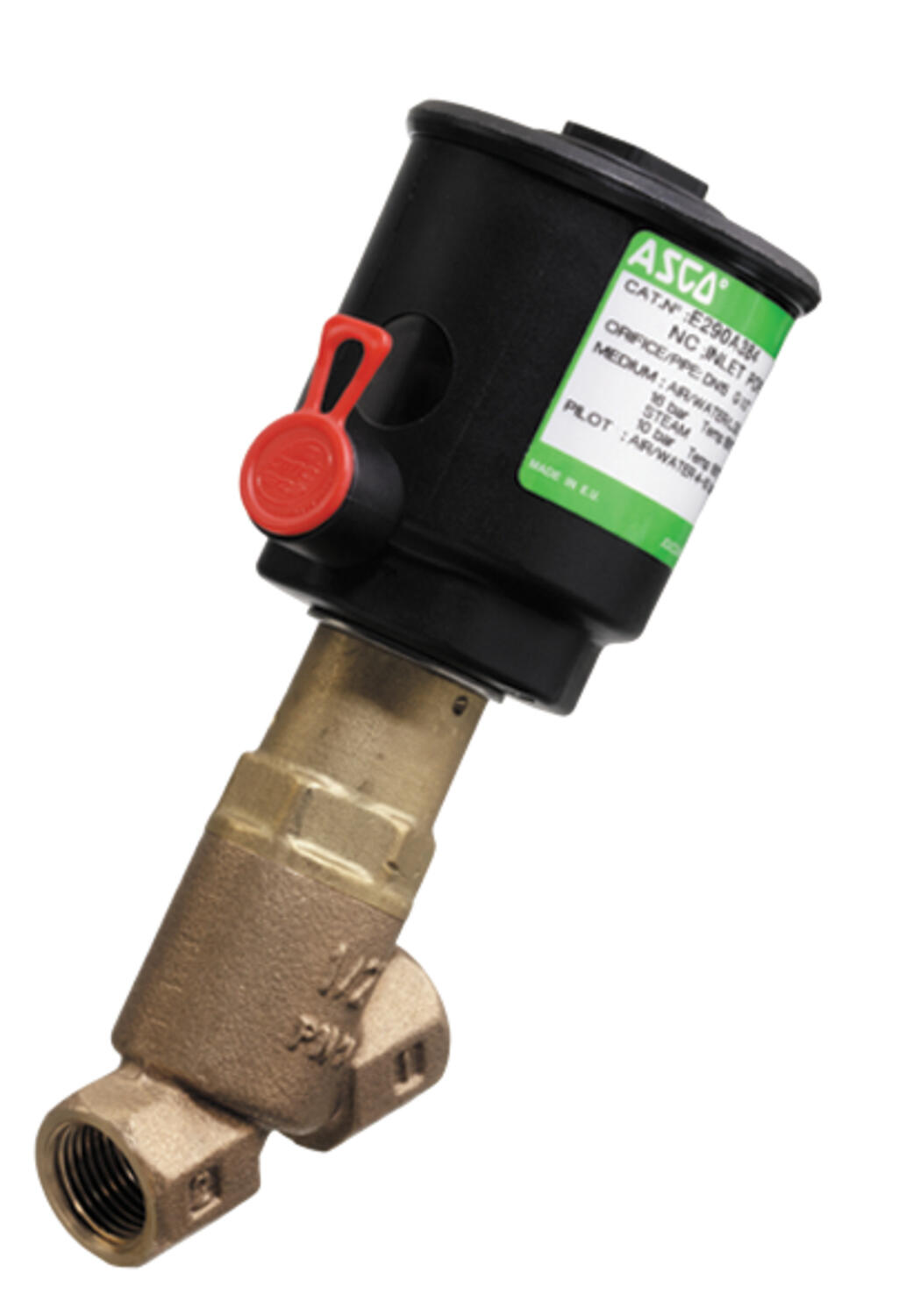 ASCO 2/2 angle seat valve air controlled