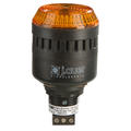 Auer E series beacon with sounder, in orange/amber with black base