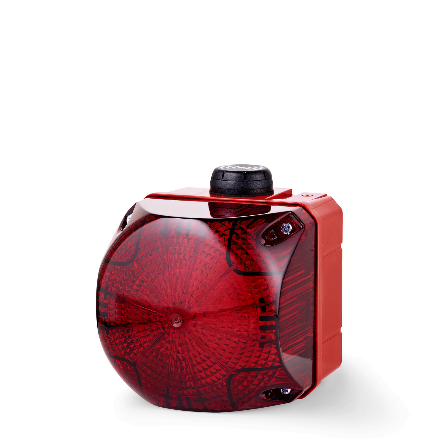 Auer Signal Cubic Warning Light LED Series "Q" deep red leds