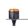 Auer Signal Panel Mount Beacon with Sounder, E Series orange